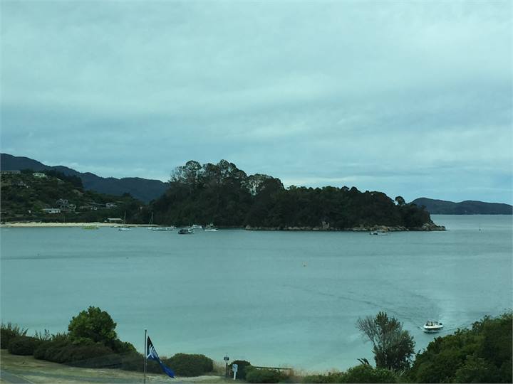 View of bay from beach house
