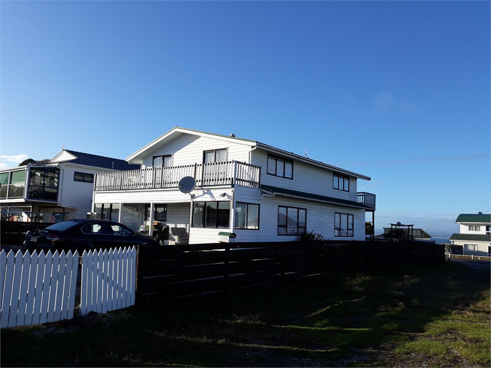 Side and rear house view