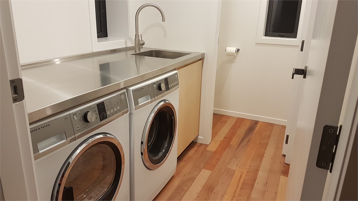 Laundry and downstairs toilet