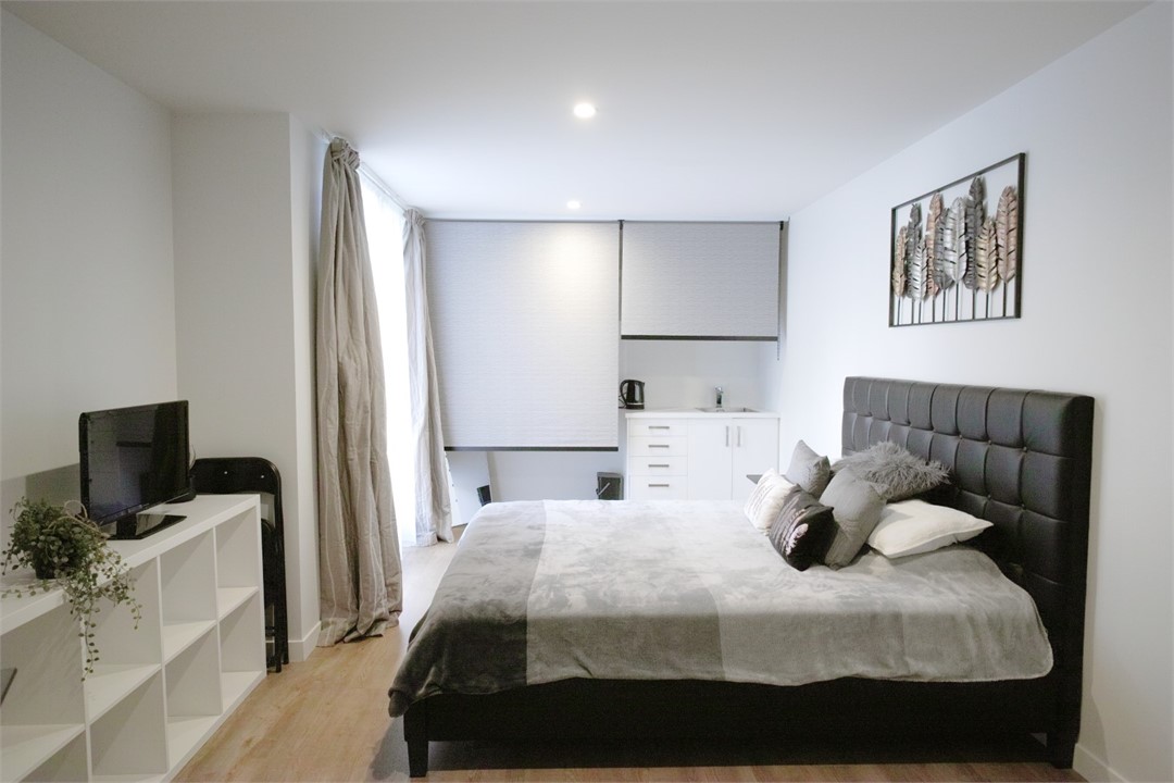 Bedroom 1 has a Super King bed and a Kitchenette