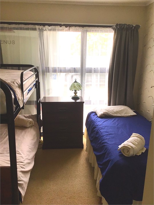 Bedroom 3 - single bed & Bunk beds
