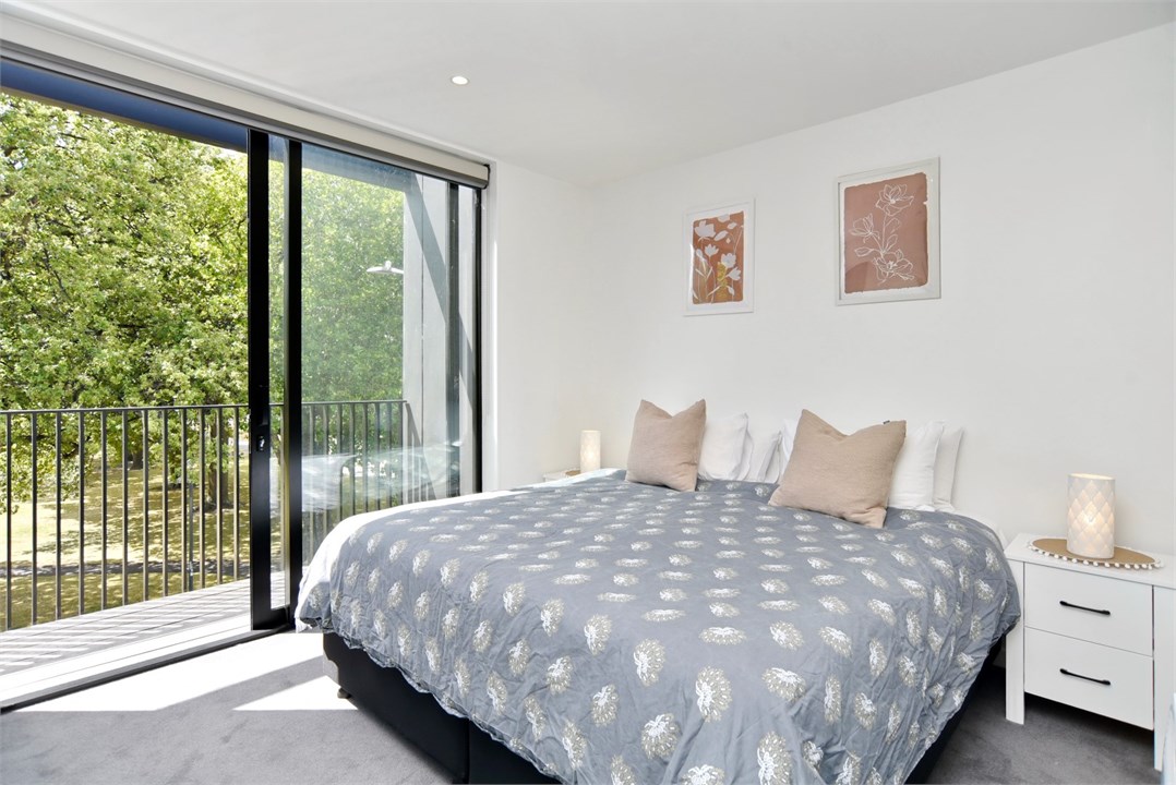 Bedroom 1 has a Super King bed and little balcony