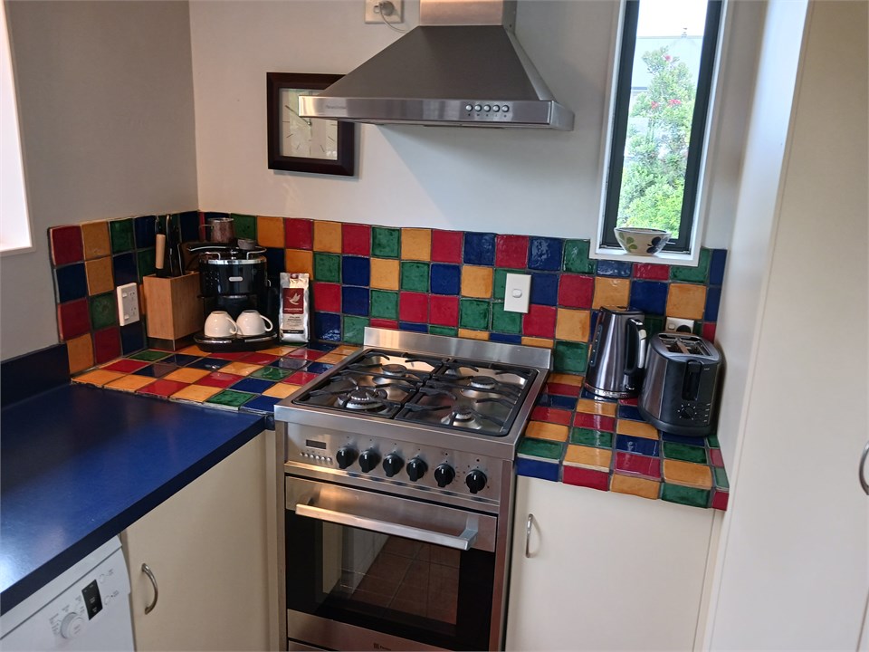 Kitchen oven coffee toaster and jug