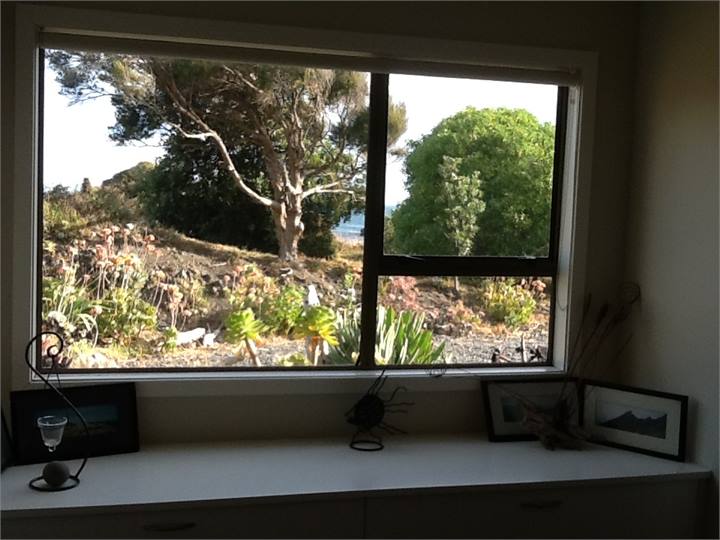 View from the bedroom at the Lookout