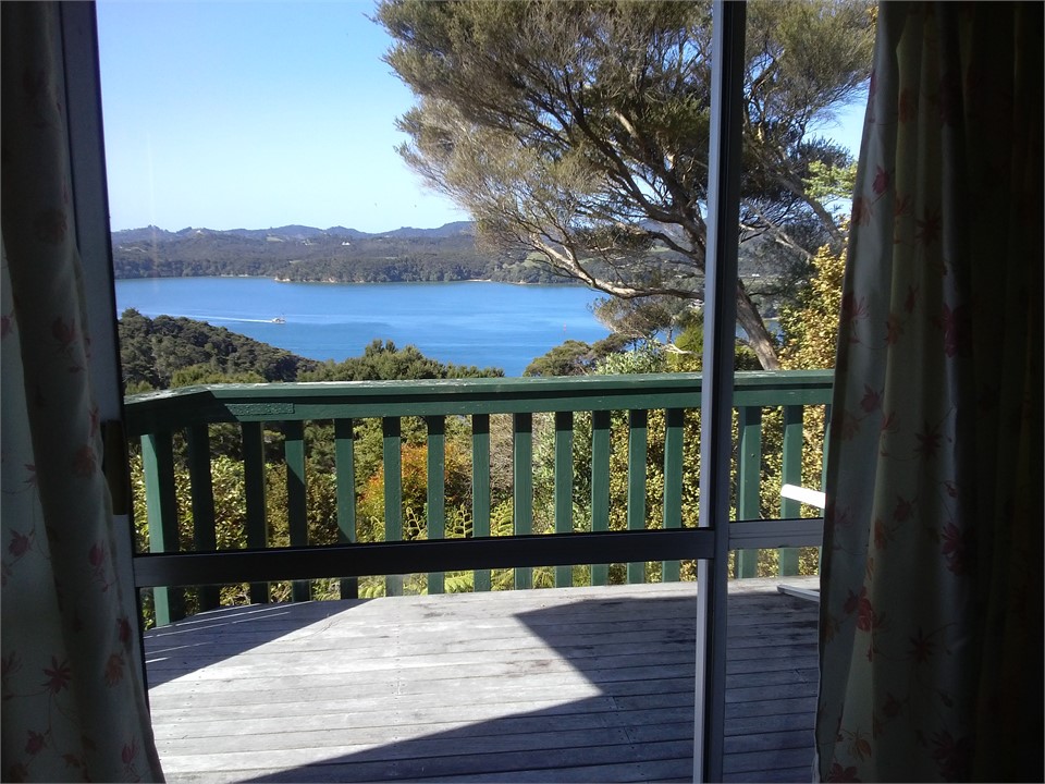 Looking out from inside