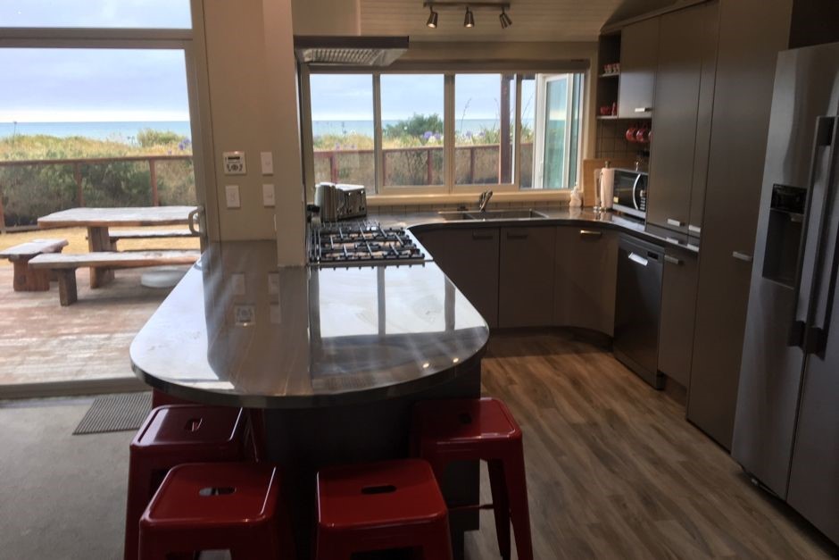 The kitchen: equipped to cater for large groups