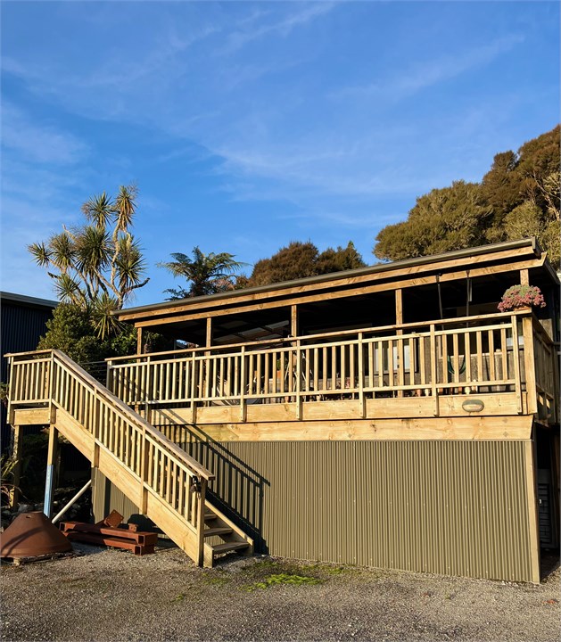 lake views and sunshine from the deck