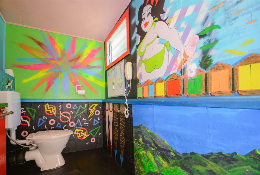 Separate toilet area