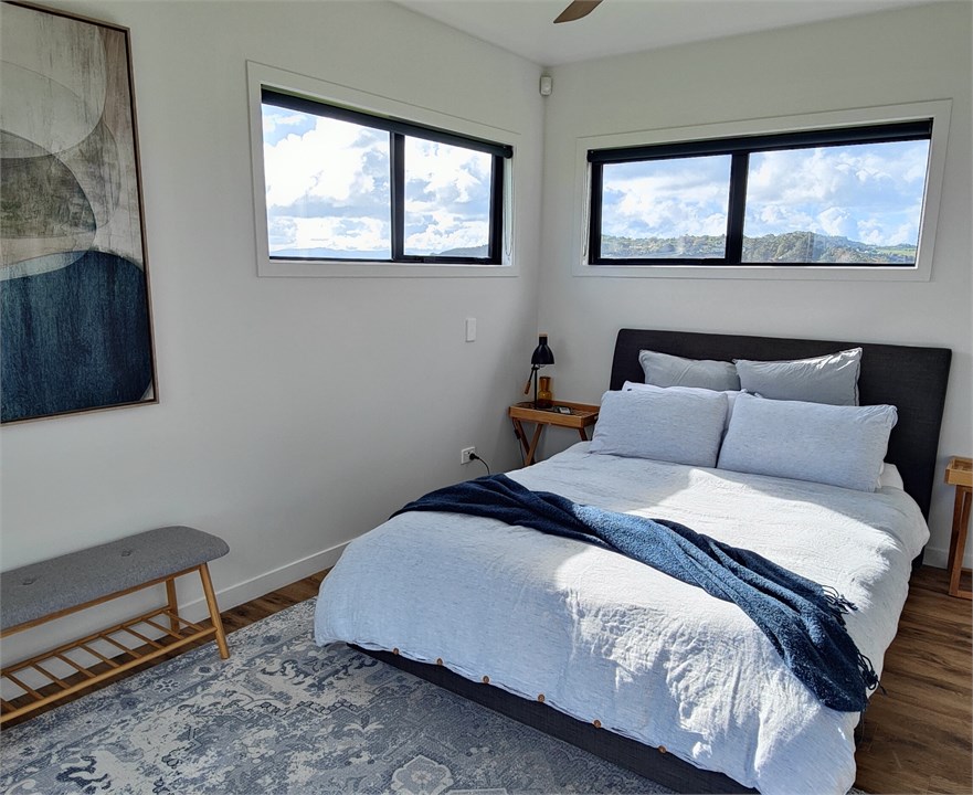 A restful space for the master bedroom.