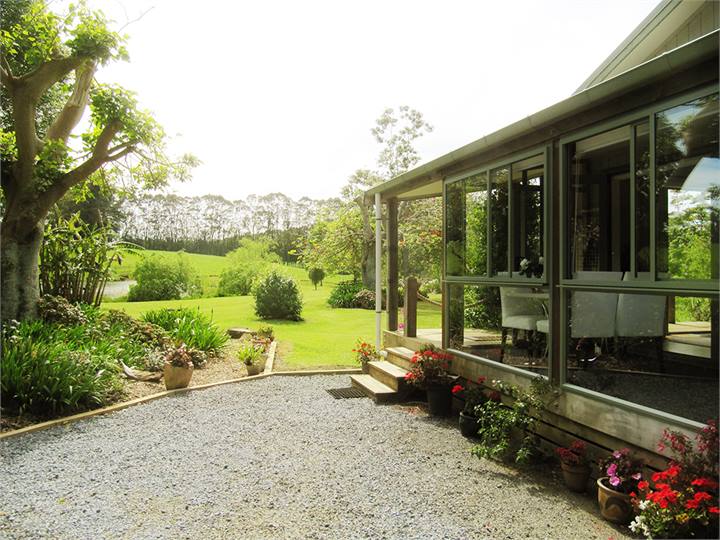 View from the side of the cottage