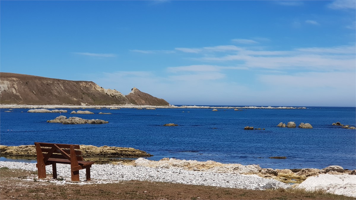 View to Sharks Tooth (5 mins walk from Cottage)