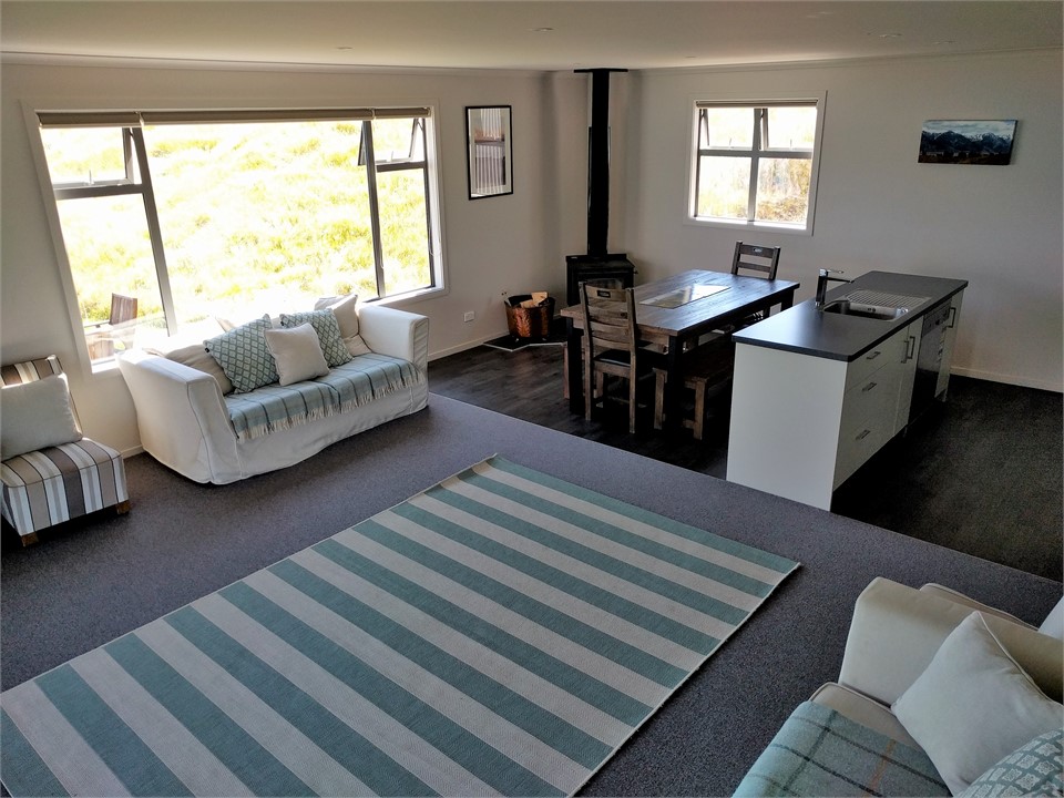 Kitchen and living area