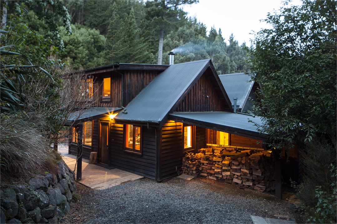 Nestled in the native bush