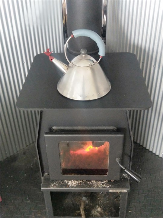 Cooktop woodburner (as backup)