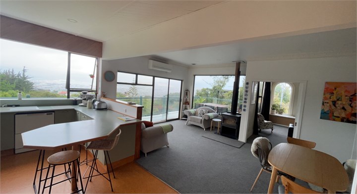 Open kitchen living dining