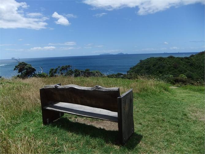 view to poor Knights on way to light house walk...