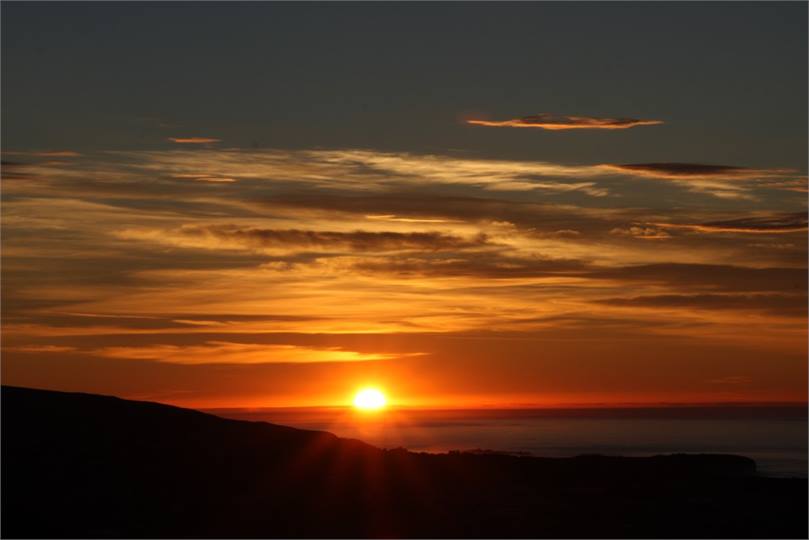 Imagine waking up to witness the stunning sun rise