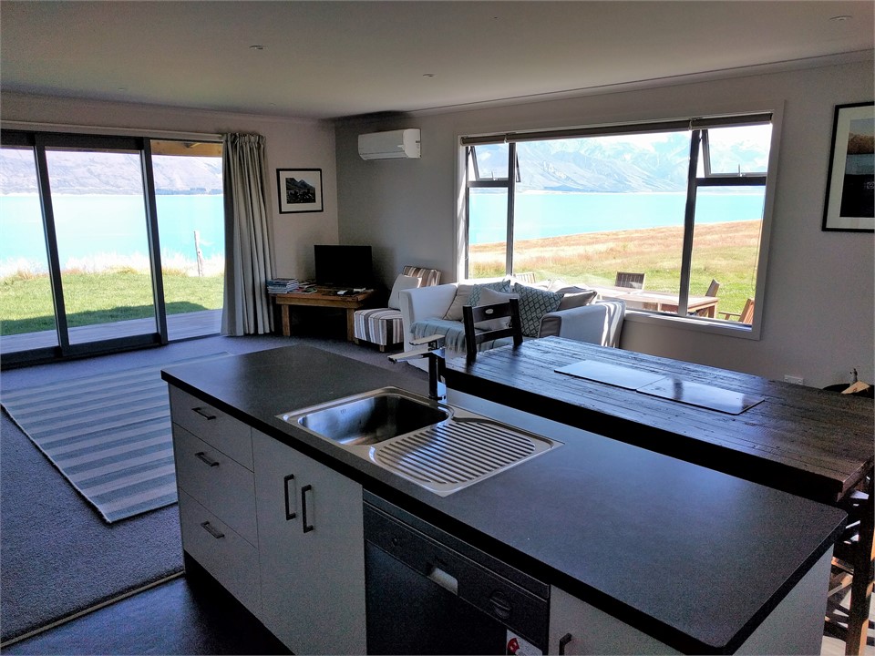 Kitchen and living area