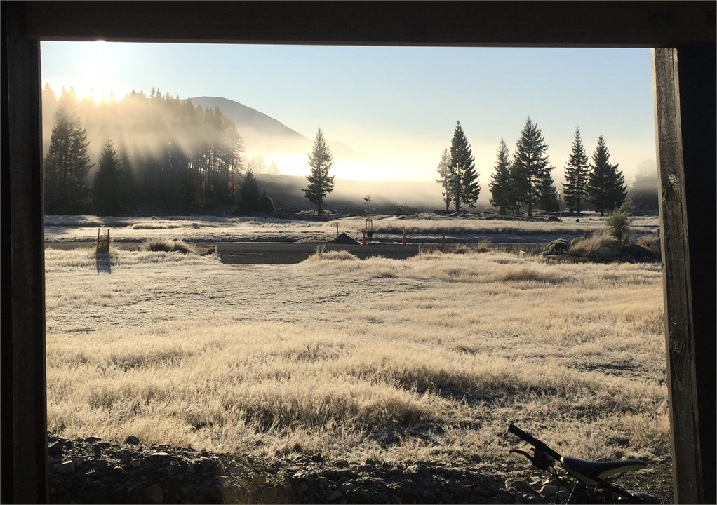 Sunrise in early winter