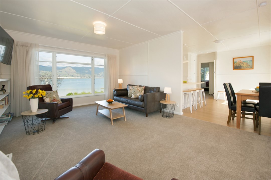 Stunning views framed by the picture windows