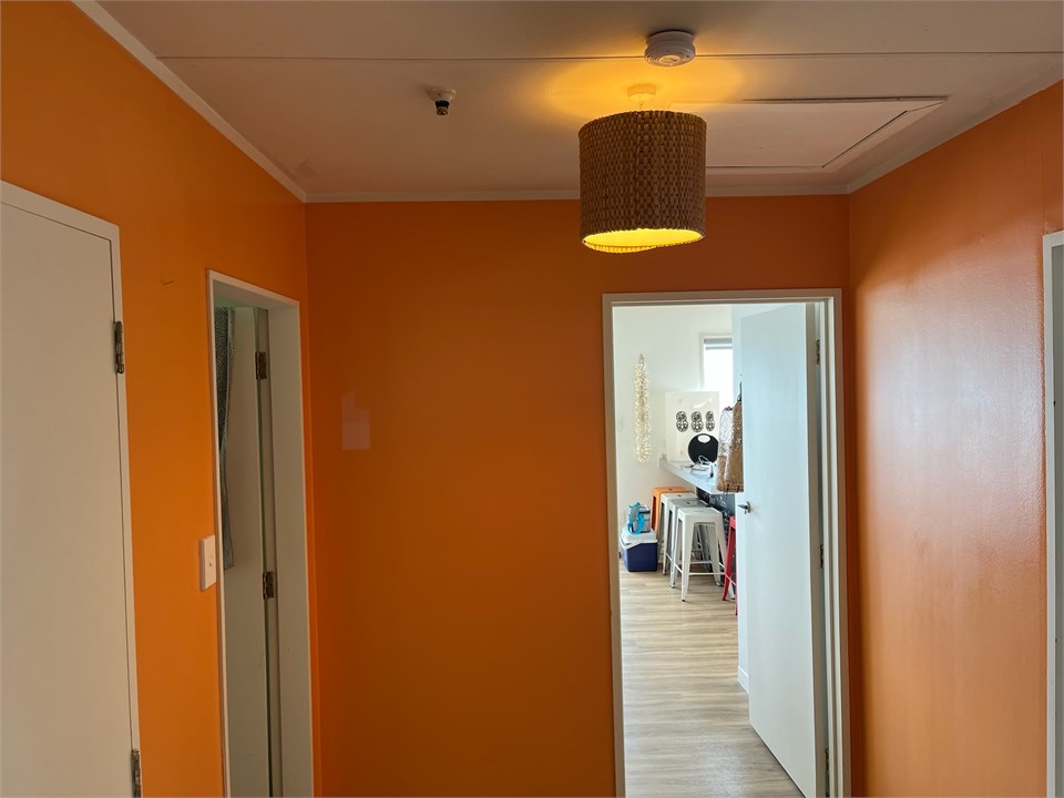Orange hallway !