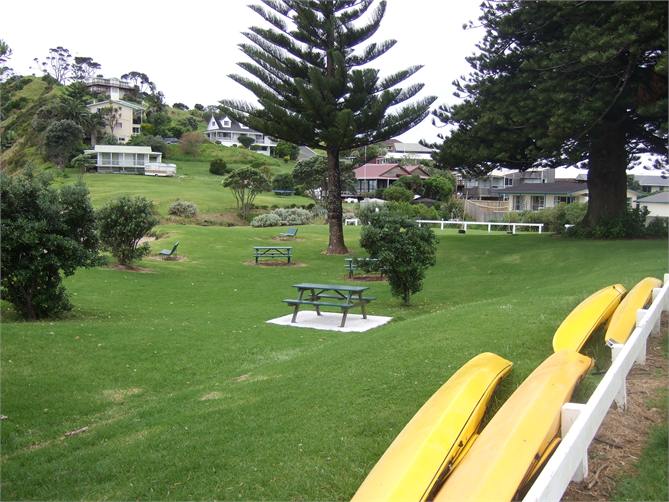 Grass area at Tapeka beach