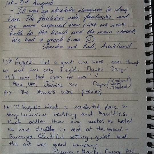 Latest feedback from our wonderful guests...