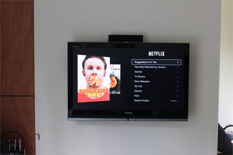 Netflix account setup, so access to movies/shows