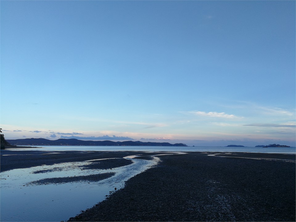 Christian Bay and Kawau Island at the bottom of th