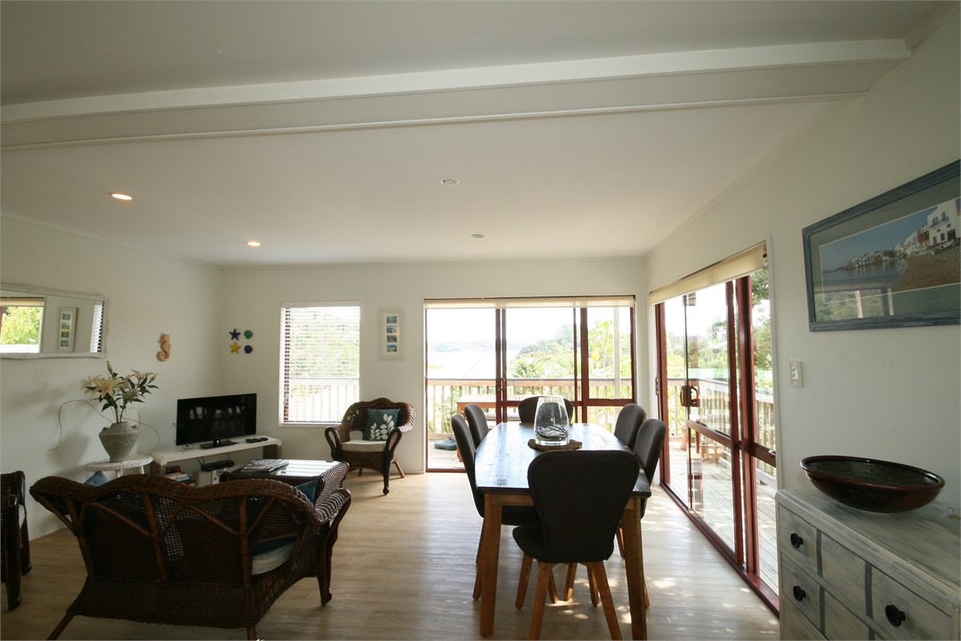 Dining and living area