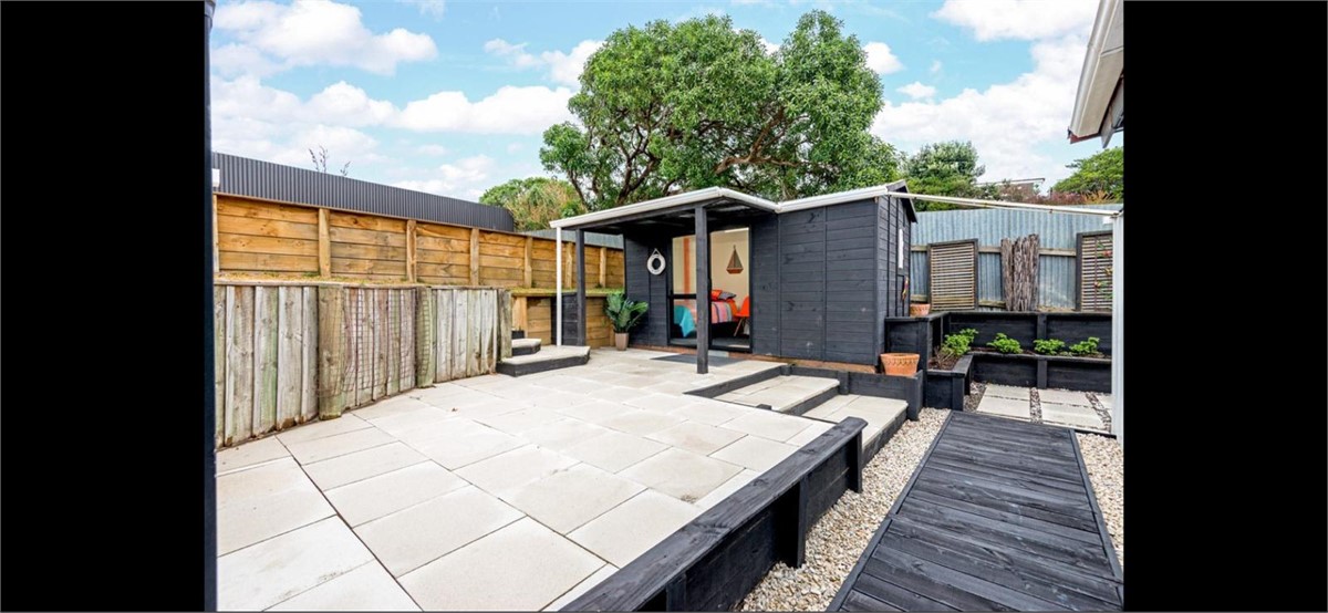 Sleepout and rear yard