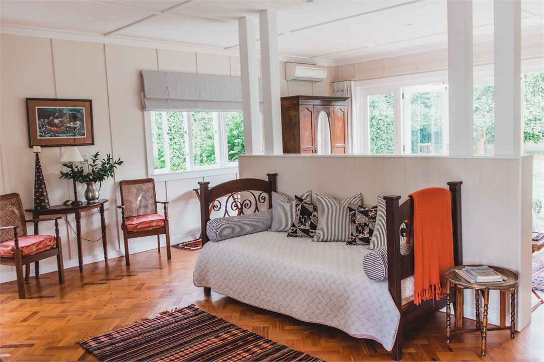 Open plan studio sitting room area