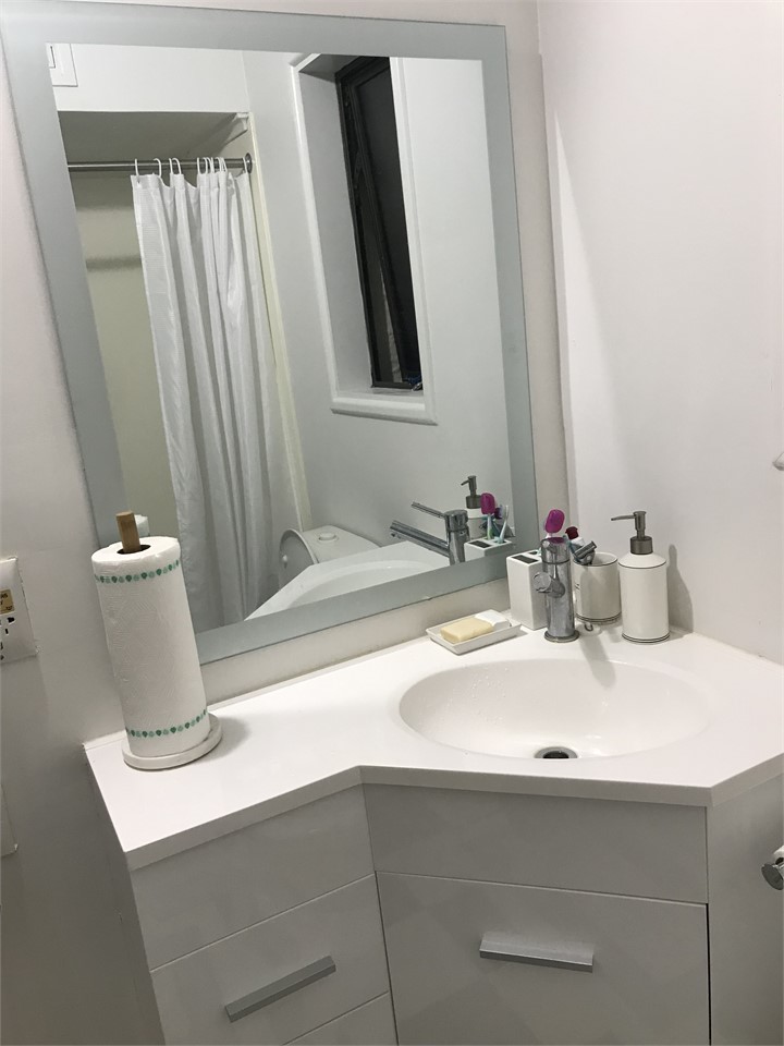 Redecorated bathroom