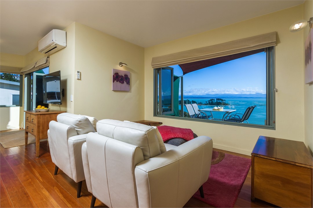 A fantastic window seat overlooking Tasman Bay