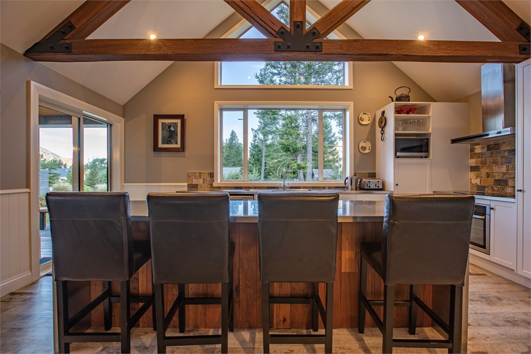 seating at the kitchen island