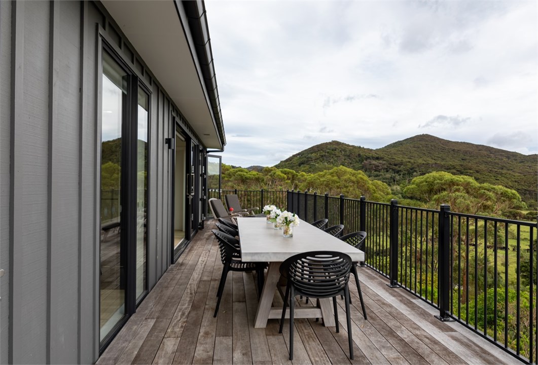 View from the front deck looking NW