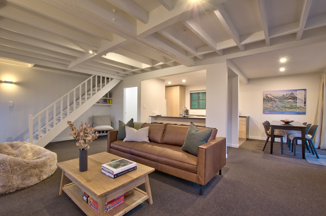 Warm and welcoming open plan living