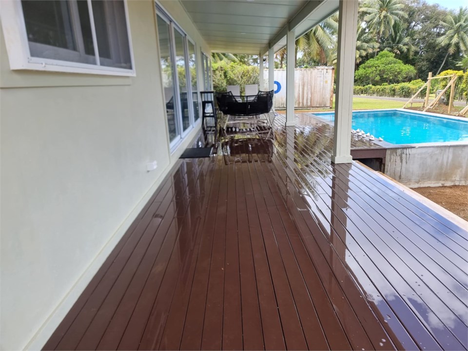 pool and deck
