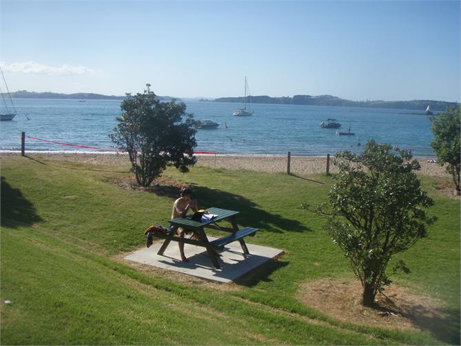 Picnic table(s) at Tapeka beach