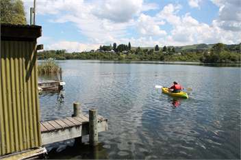 Bach 575 - Lakeside with Boatshed - Bay of Plenty