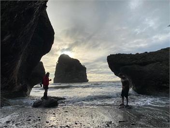 The Blue Bach 12 Mile Coast Road Motukiekie - Greymouth