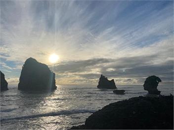 The Blue Bach 12 Mile Coast Road Motukiekie - Greymouth