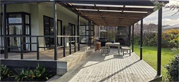 Village Bach with Large Covered Deck -