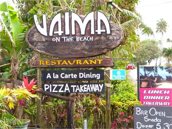 Vaka Rua - right on Vaimaanga Beach - Vaimaanga