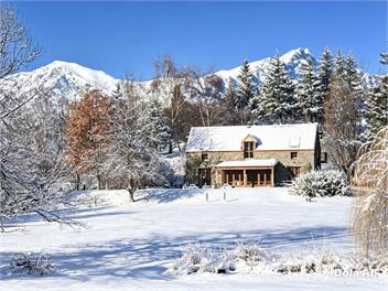 Stone House beside Coronet Peak -