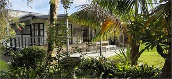 Village Bach with Large Covered Deck -