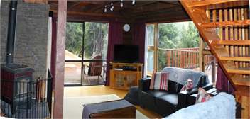 Manuka Lodge - Authentic log chalet with outdoor spa - Mount Lyford