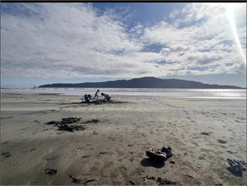 Blue Beachfront Retreat - Paraparaumu
