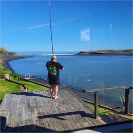 You can't get closer to the water if you tried - Marokopa