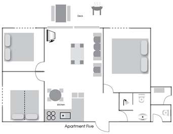 5) 3 Bedroom Apartment for 6 Gsts - Paihia